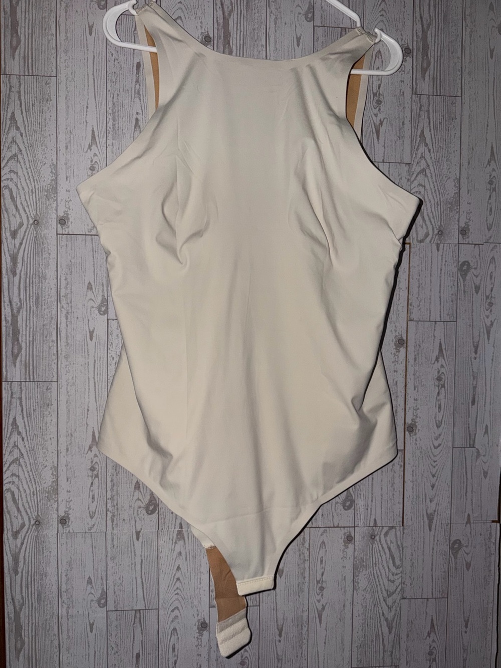 Women's Cream Shapewear Bodysuit - Smooth Control Made by Pinsy